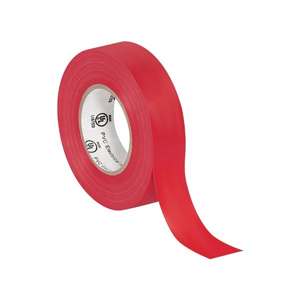 Bsc Preferred 3/4'' x 20 yds. Red Electrical Tape, 200PK BUY00012356 - main